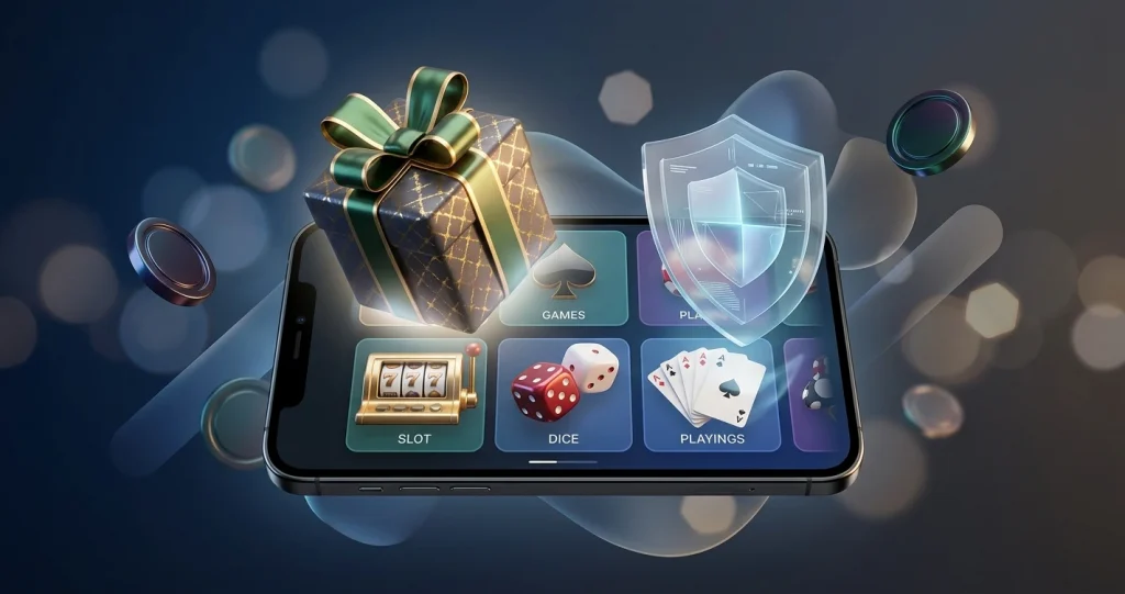 Bof Casino mobile-browser homepage or game lobby on a phone viewport
